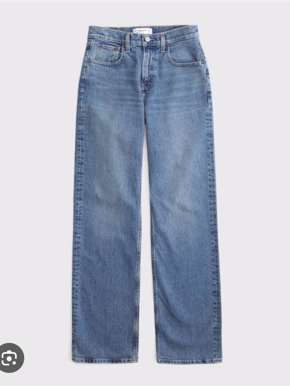 Abercrombie & Fitch Women’s Straight Relaxed Jeans 27 Long